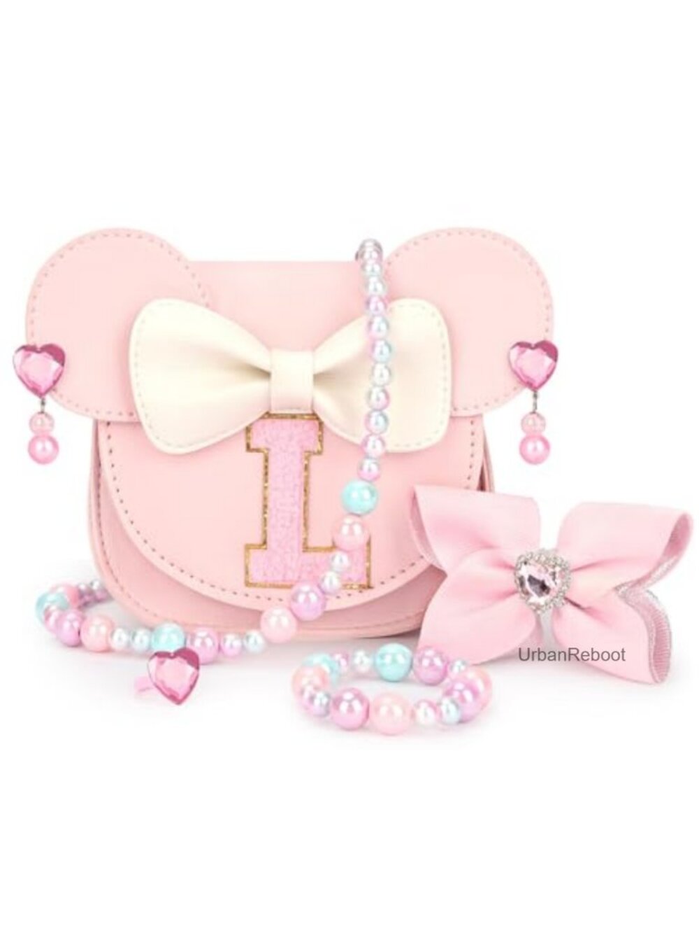 Toddler Girls Purse Set Wristlet Adjustable Strap Kids Gift